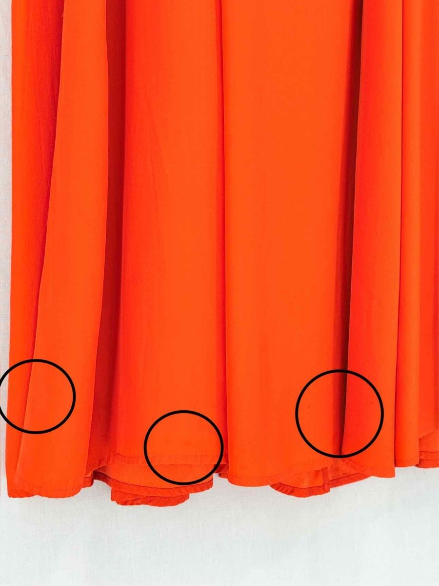 Pre - loved PAUL & JOE Orange Size US 8 Midi Skirt at Reems Closet