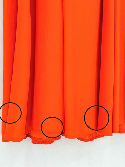 Pre - loved PAUL & JOE Orange Size US 8 Midi Skirt at Reems Closet