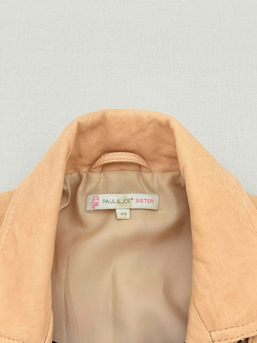 Pre - loved PAUL & JOE Tan Size US 4 Jacket at Reems Closet