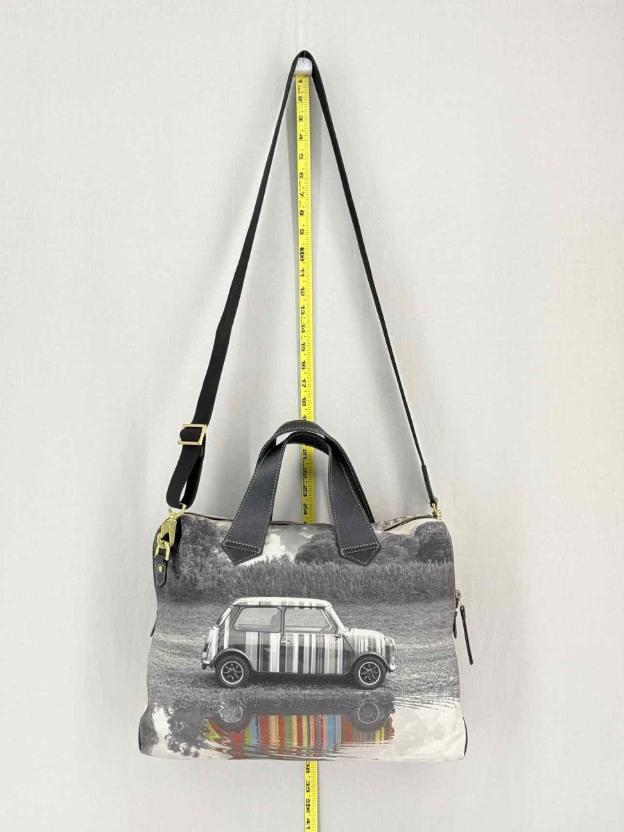 Pre-loved PAUL SMITH Carry on Grey Multicolor Top Handle at Reems Closet