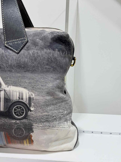 Pre-loved PAUL SMITH Carry on Grey Multicolor Top Handle at Reems Closet