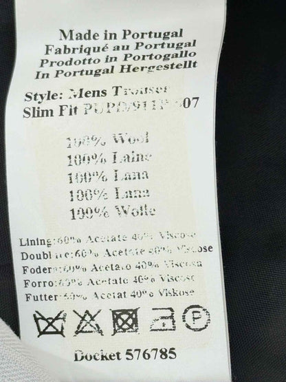 Pre - loved PAUL SMITH Grey Striped Size 30 Pants at Reems Closet