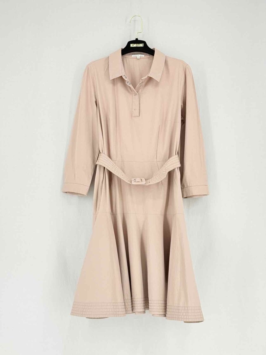 Pre - loved PAULE KA Peach Size US 6 Knee Length Dress at Reems Closet