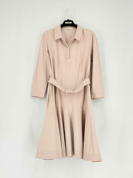 Pre - loved PAULE KA Peach Size US 6 Knee Length Dress at Reems Closet