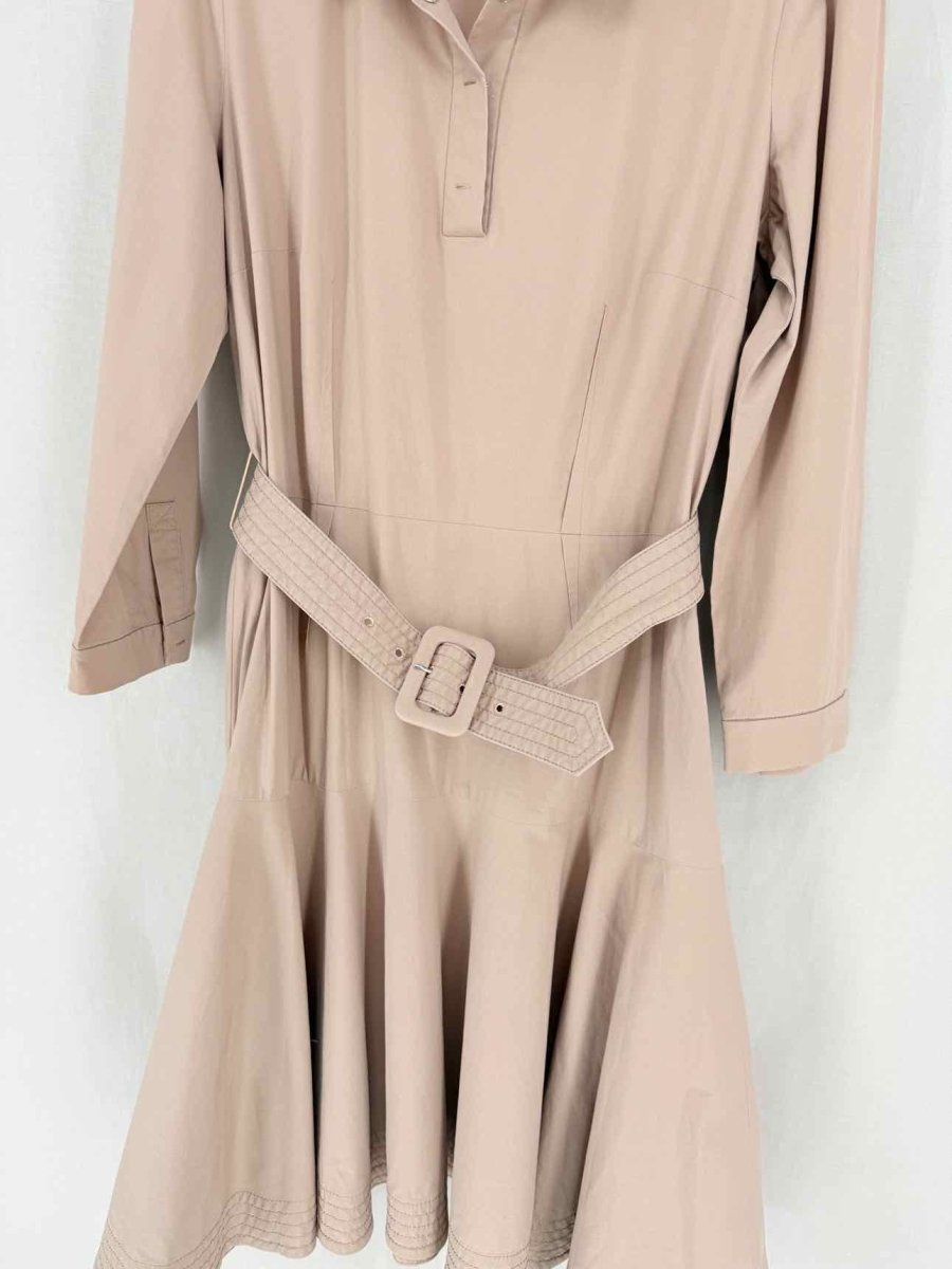 Pre - loved PAULE KA Peach Size US 6 Knee Length Dress at Reems Closet