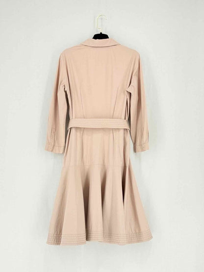 Pre - loved PAULE KA Peach Size US 6 Knee Length Dress at Reems Closet