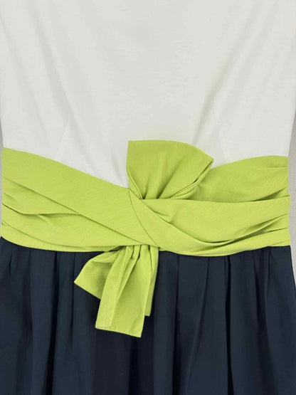 Pre-loved PAULE KA White Multicolor Size US 4 Knee Length Dress at Reems Closet