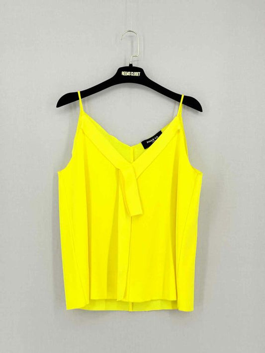 Pre-loved PAULE KA Yellow Size US 8 Top at Reems Closet