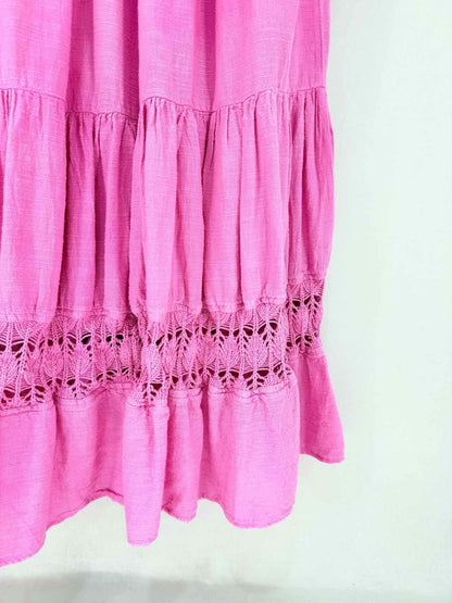 Pre - loved PEARL & CAVIAR Pink Size Small/Medium Long Dress at Reems Closet