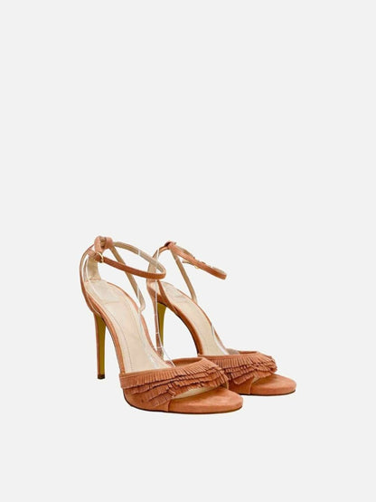 Pre - loved PEDRO Ankle Strap Pink Heeled Sandals at Reems Closet