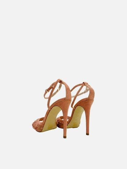 Pre - loved PEDRO Ankle Strap Pink Heeled Sandals at Reems Closet