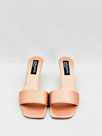 Pre - loved PEDRO GARCIA Beige Size EU 37 Heeled Sandals at Reems Closet