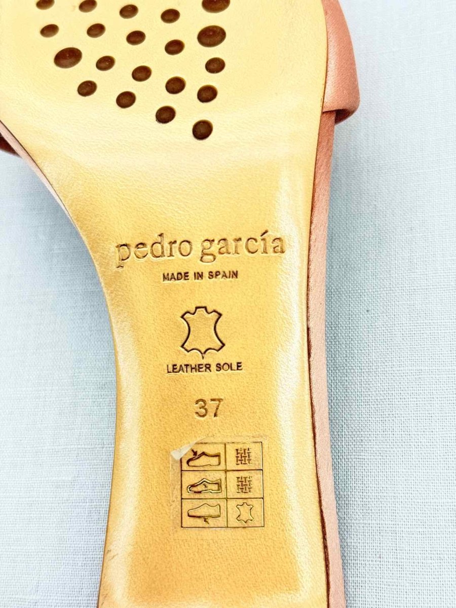 Pre - loved PEDRO GARCIA Beige Size EU 37 Heeled Sandals at Reems Closet