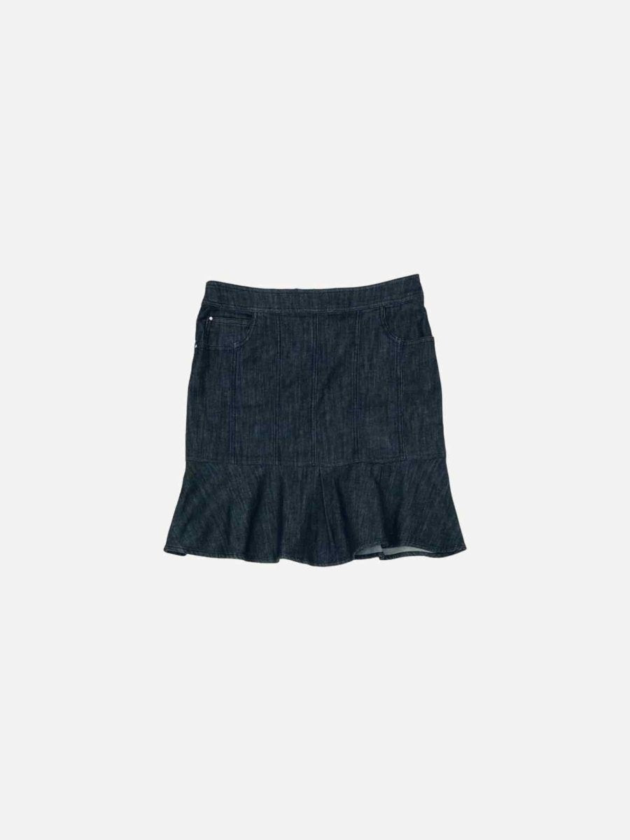 Pre - loved PENNY BLACK Flared Dark Blue Mini Skirt at Reems Closet