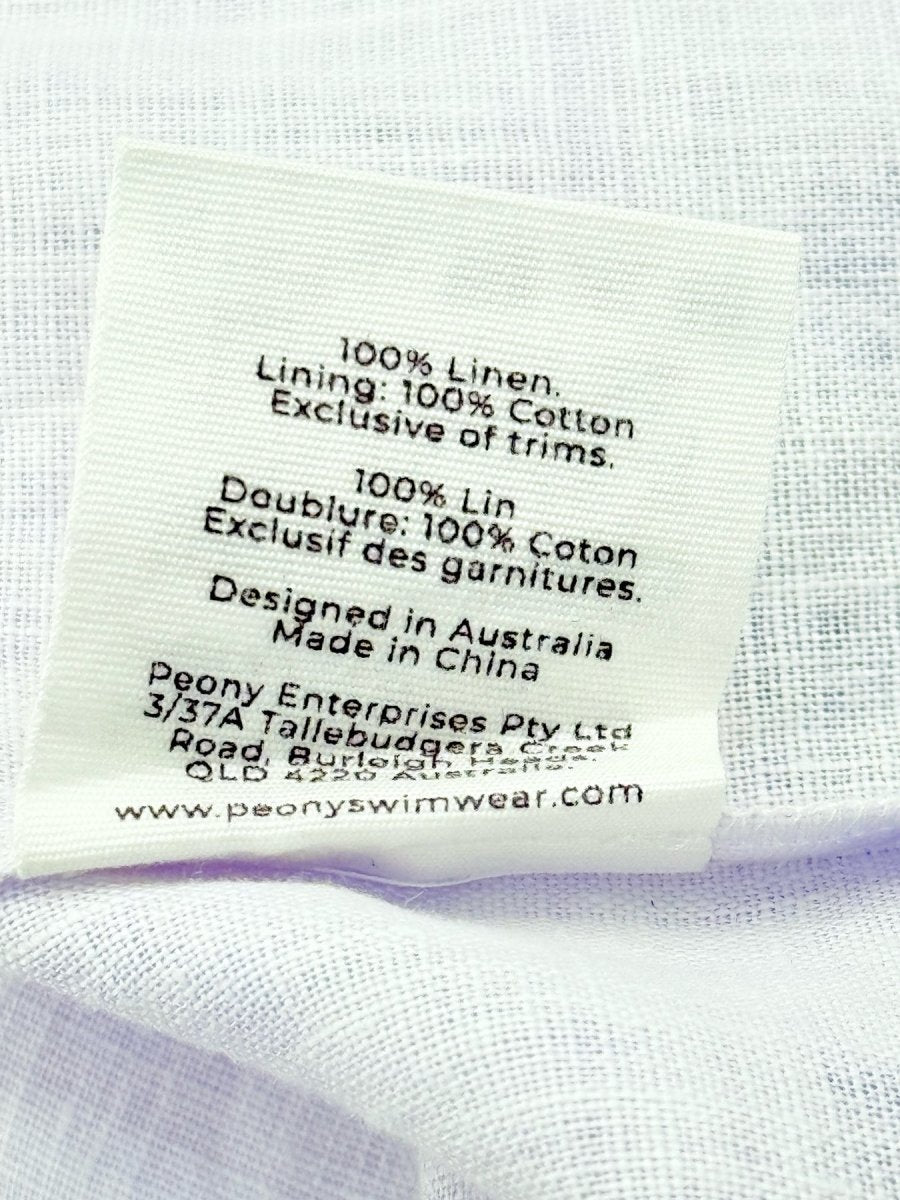 Pre - loved PEONY Lilac & White Floral Size Small Midi Dress at Reems Closet