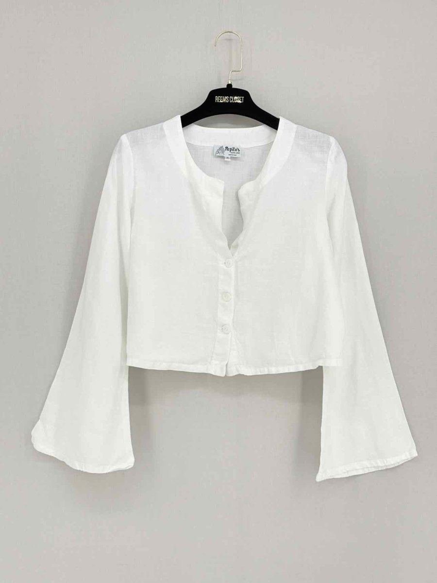 Pre - loved PEPITOS White Size Medium Outfit Set at Reems Closet