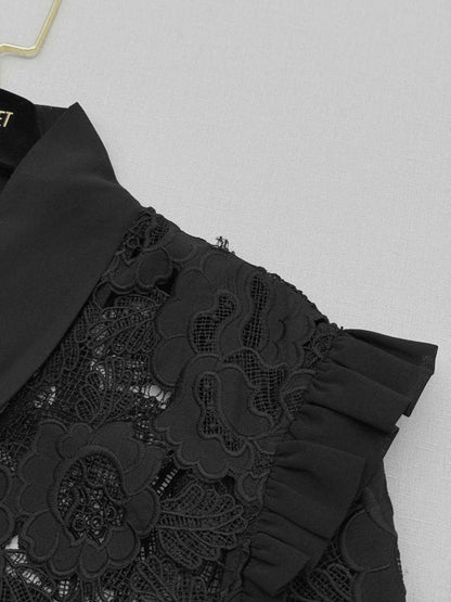 Pre - loved PERSEVERANCE Black Size US 14 Short Dress at Reems Closet