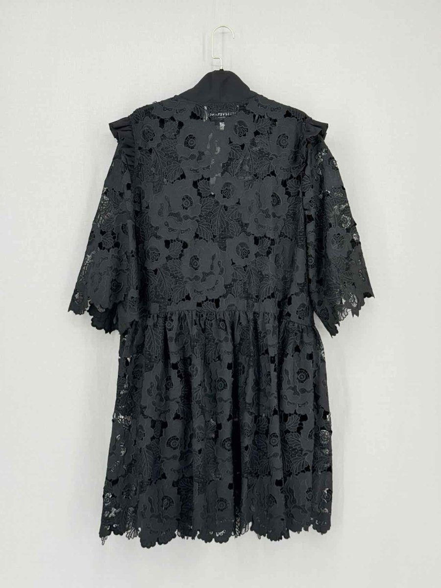 Pre - loved PERSEVERANCE Black Size US 14 Short Dress at Reems Closet