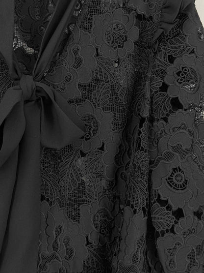 Pre - loved PERSEVERANCE Black Size US 14 Short Dress at Reems Closet