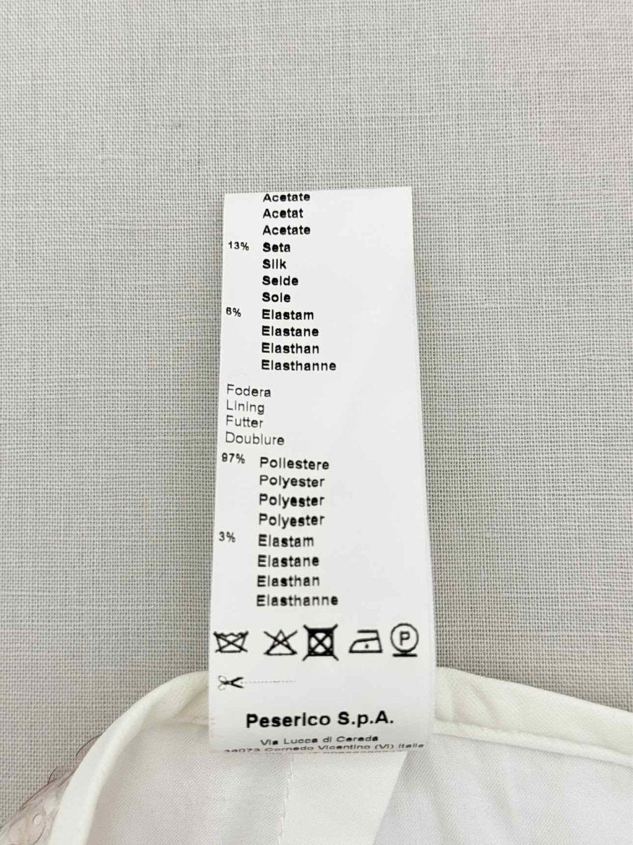 Pre - loved PESERICO Beige Sequin Embellished Size US 10 Outfit Set at Reems Closet