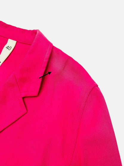 Pre - loved PETAR PETROV Single Breasted Pink Size US 8 Jacket at Reems Closet