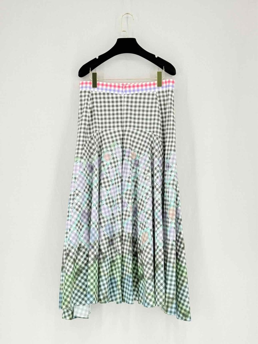 Pre-loved PETER PILOTTO Black Multicolor Size US 8 Midi Skirt at Reems Closet