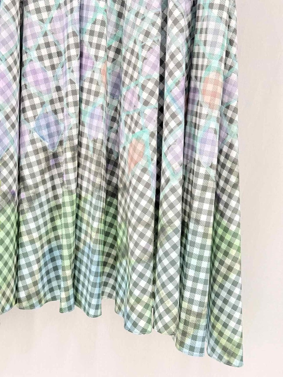 Pre-loved PETER PILOTTO Black Multicolor Size US 8 Midi Skirt at Reems Closet