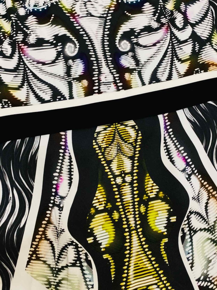 Pre - loved PETER PILOTTO Black & White Size US 8 Knee Length Dress at Reems Closet