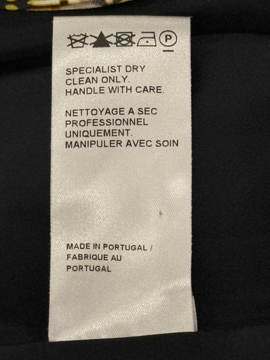 Pre-loved PETER PILOTTO Black & White Size US 8 Knee Length Dress at Reems Closet