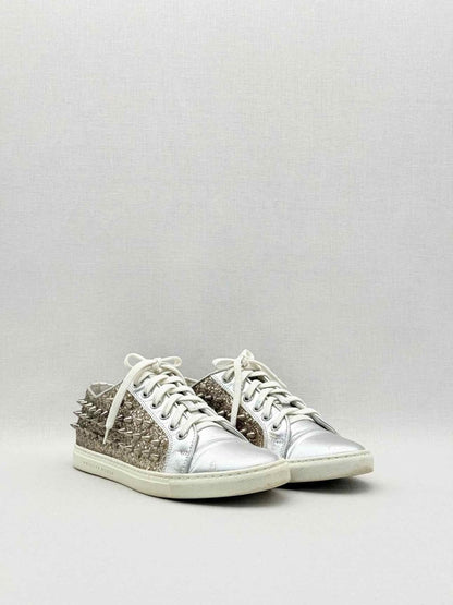 Pre-loved PHILIPP PLEIN Gold & Silver Size EU 36 Sneakers at Reems Closet