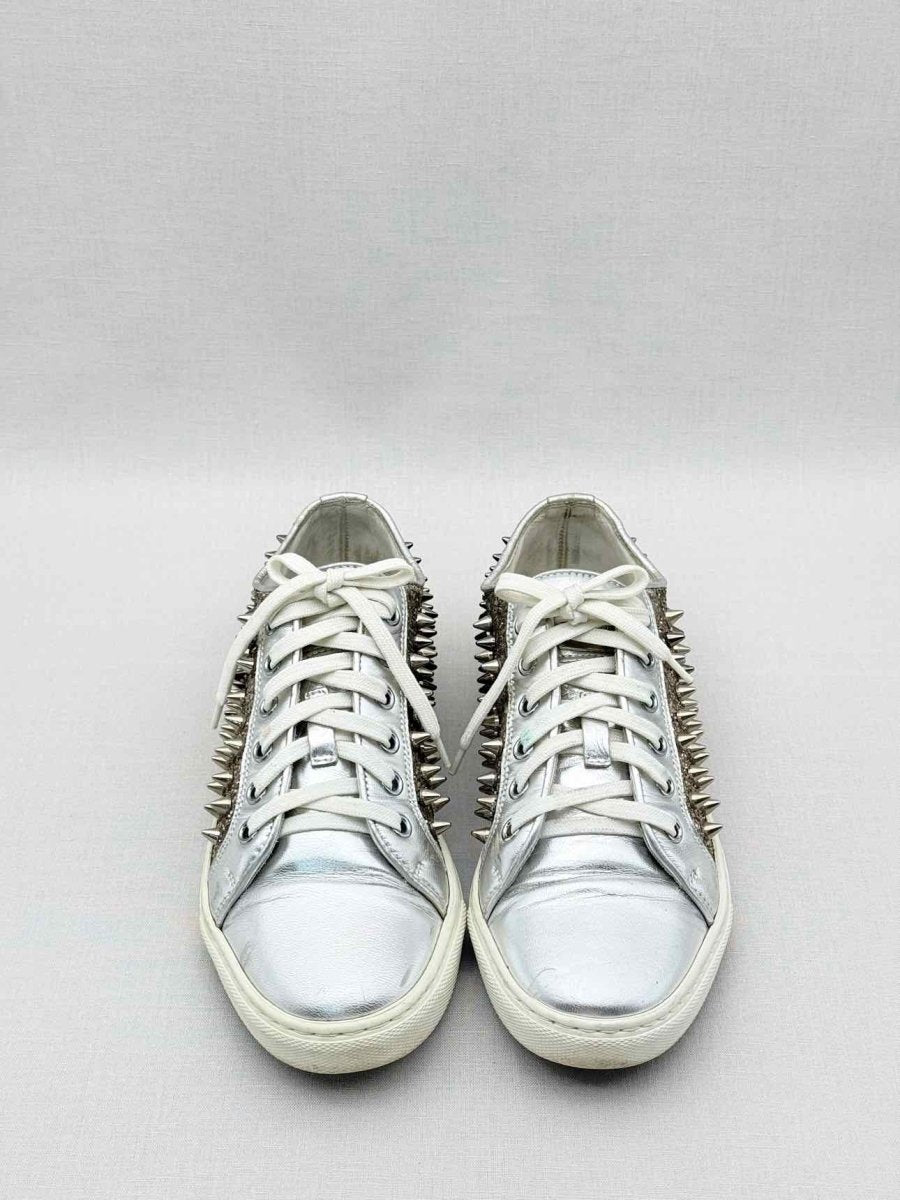 Pre-loved PHILIPP PLEIN Gold & Silver Size EU 36 Sneakers at Reems Closet