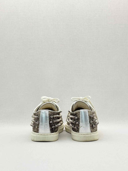 Pre-loved PHILIPP PLEIN Gold & Silver Size EU 36 Sneakers at Reems Closet