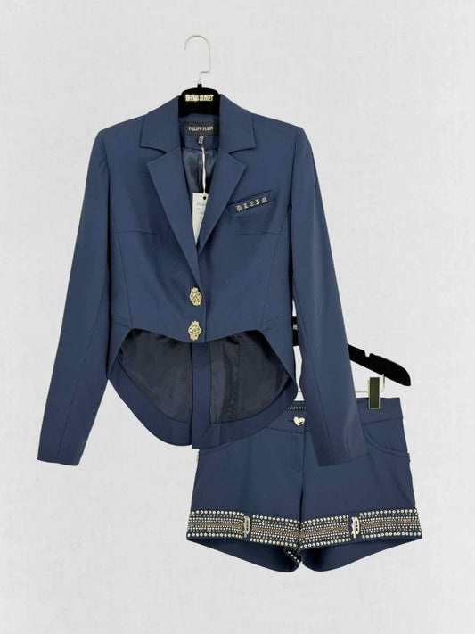 Pre - loved PHILIPP PLEIN Lacivert Navy Blue Size US 6 Outfit Set at Reems Closet