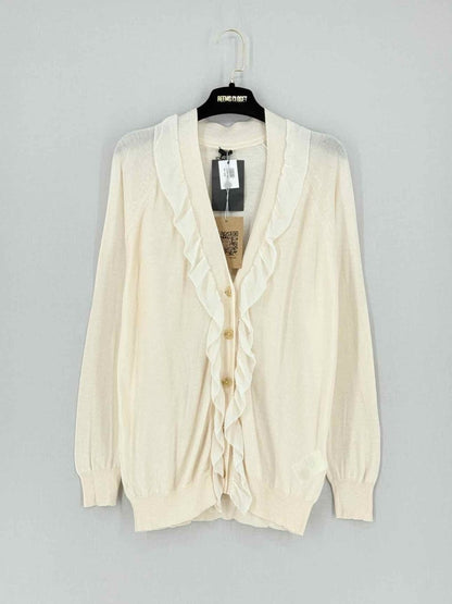 Pre - loved PHILLIP LIM Cream Size Small Cardigan at Reems Closet