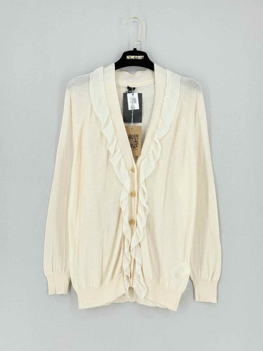 Pre - loved PHILLIP LIM Cream Size Small Cardigan at Reems Closet