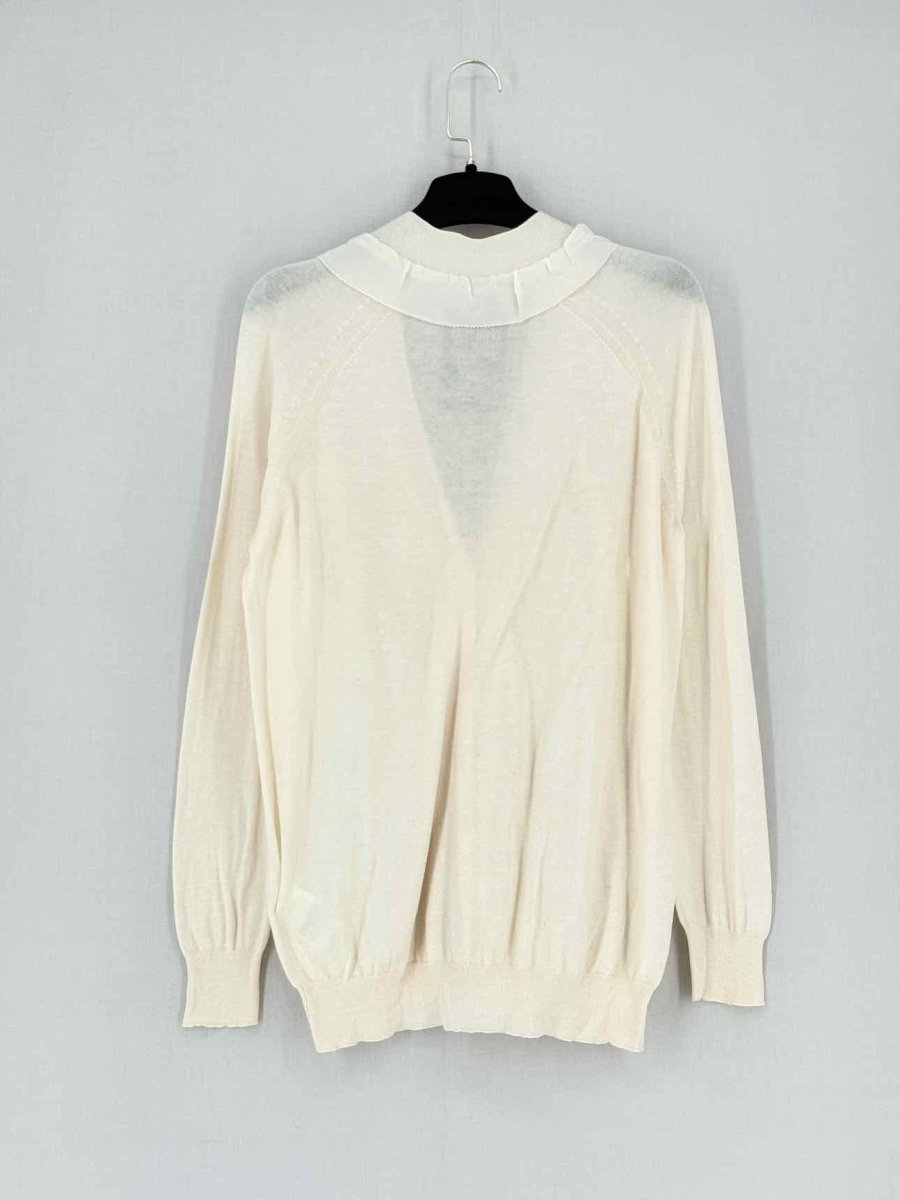 Pre - loved PHILLIP LIM Cream Size Small Cardigan at Reems Closet