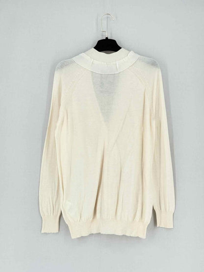 Pre - loved PHILLIP LIM Cream Size Small Cardigan at Reems Closet