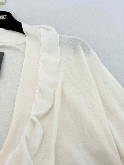 Pre - loved PHILLIP LIM Cream Size Small Cardigan at Reems Closet