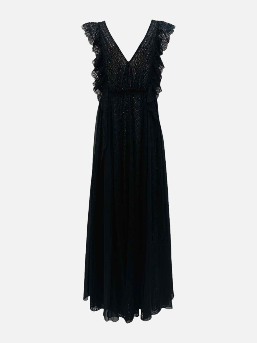 Pre - loved PHILOSOPHY Black Long Dress US4 at Reems Closet