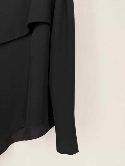 Pre - loved PIERRE BALMAIN Black Size US 10 Blouse at Reems Closet