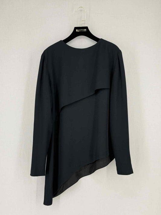 Pre - loved PIERRE BALMAIN Black Size US 10 Blouse at Reems Closet
