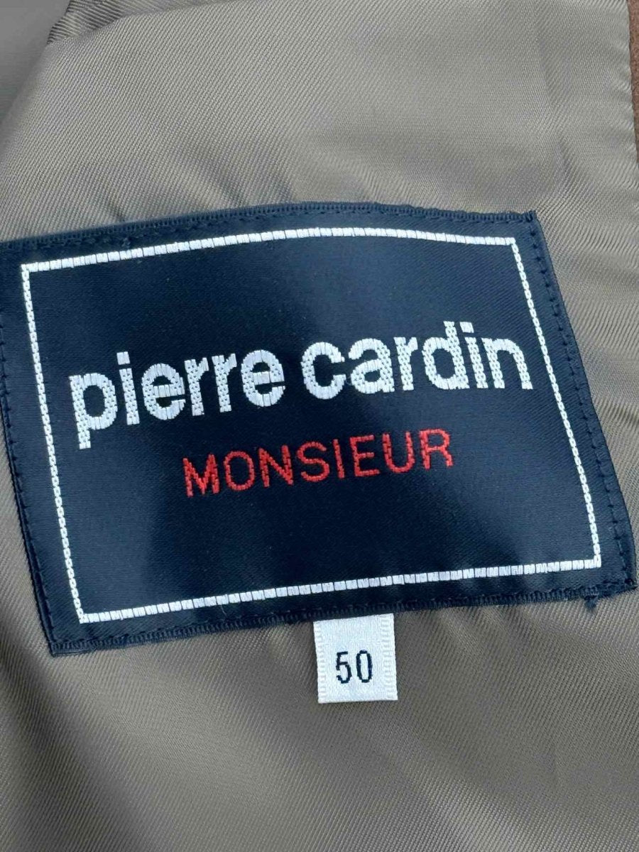 Pre - loved PIERRE CARDIN Belted Brown Size 50 Coat at Reems Closet