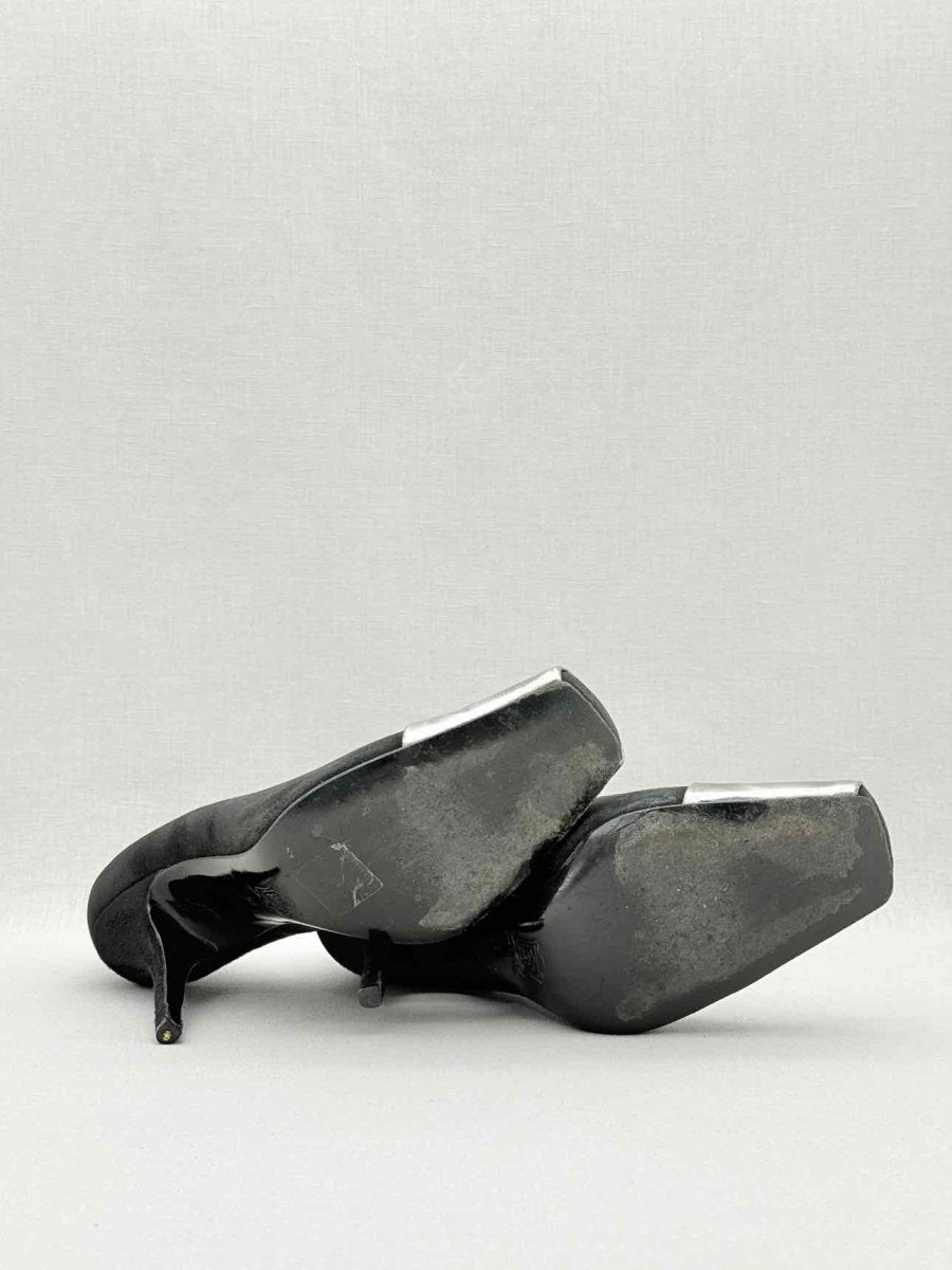 Pre - loved PIERRE HARDY Black & Silver Size EU 39 Pumps at Reems Closet