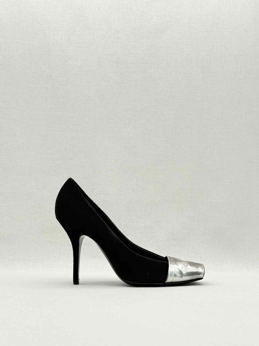 Pre - loved PIERRE HARDY Black & Silver Size EU 39 Pumps at Reems Closet