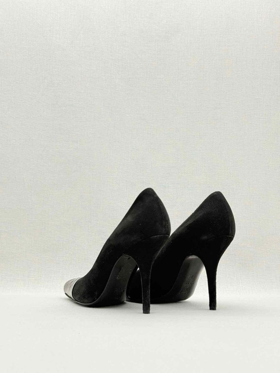 Pre - loved PIERRE HARDY Black & Silver Size EU 39 Pumps at Reems Closet