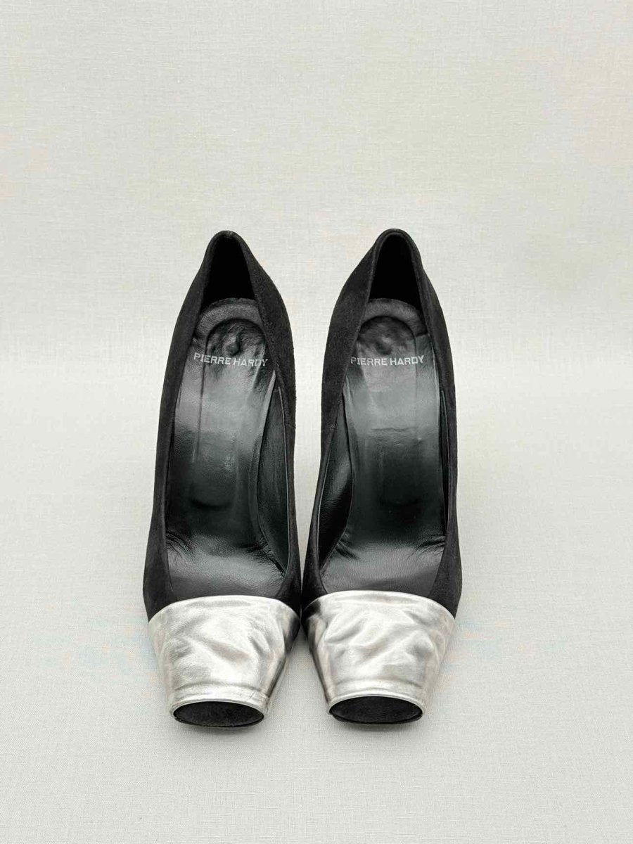 Pre - loved PIERRE HARDY Black & Silver Size EU 39 Pumps at Reems Closet