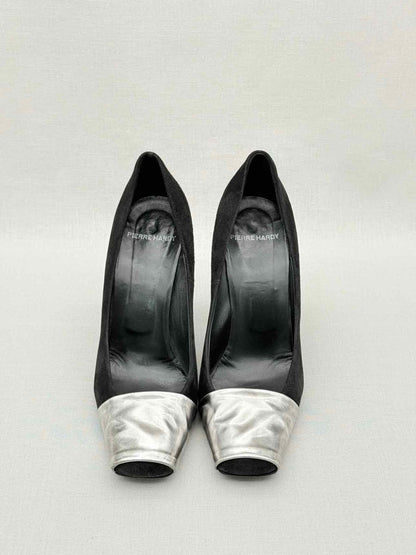 Pre - loved PIERRE HARDY Black & Silver Size EU 39 Pumps at Reems Closet