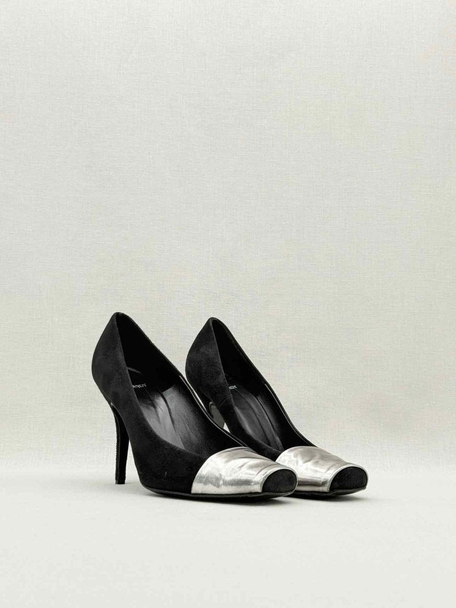 Pre - loved PIERRE HARDY Black & Silver Size EU 39 Pumps at Reems Closet