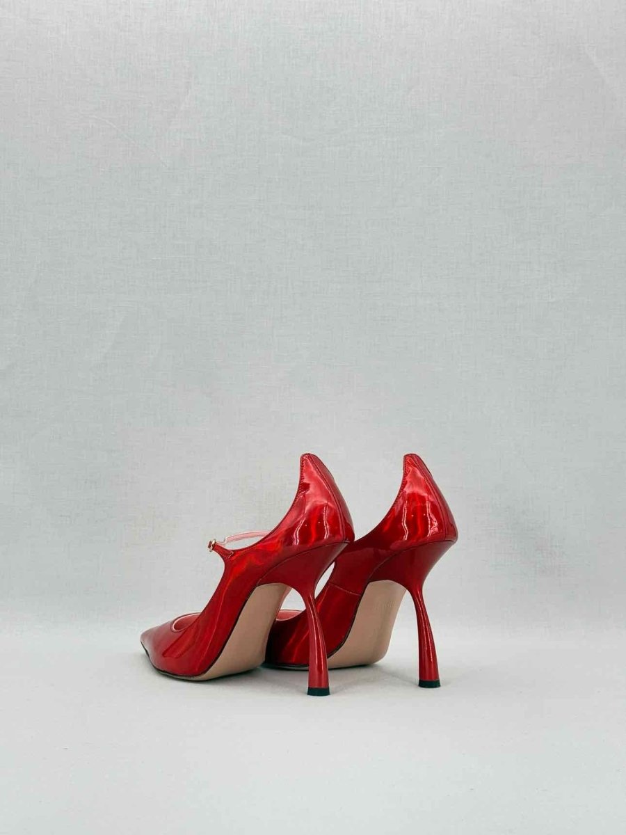 Pre - loved PIFERI Mary Jane Red Size EU 38.5 Pumps at Reems Closet