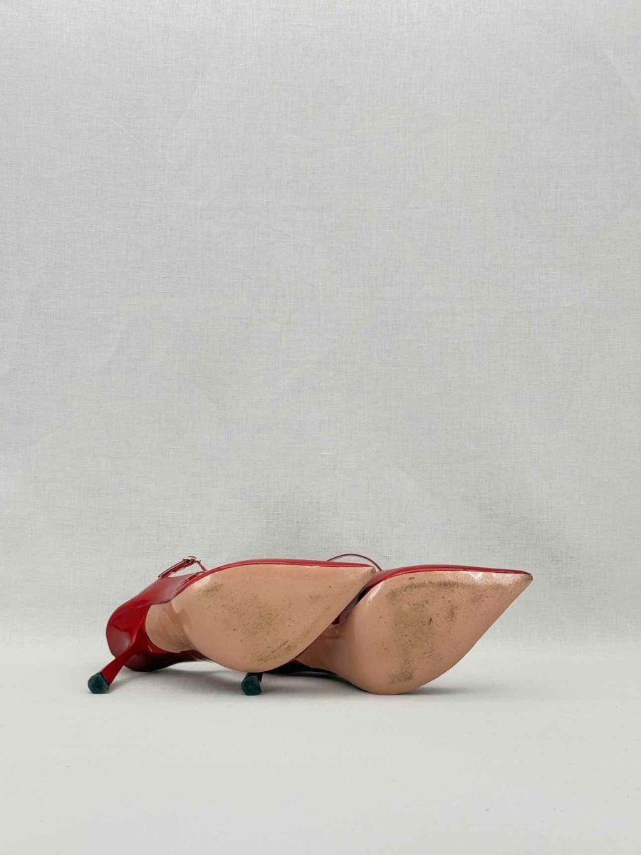 Pre - loved PIFERI Mary Jane Red Size EU 38.5 Pumps at Reems Closet
